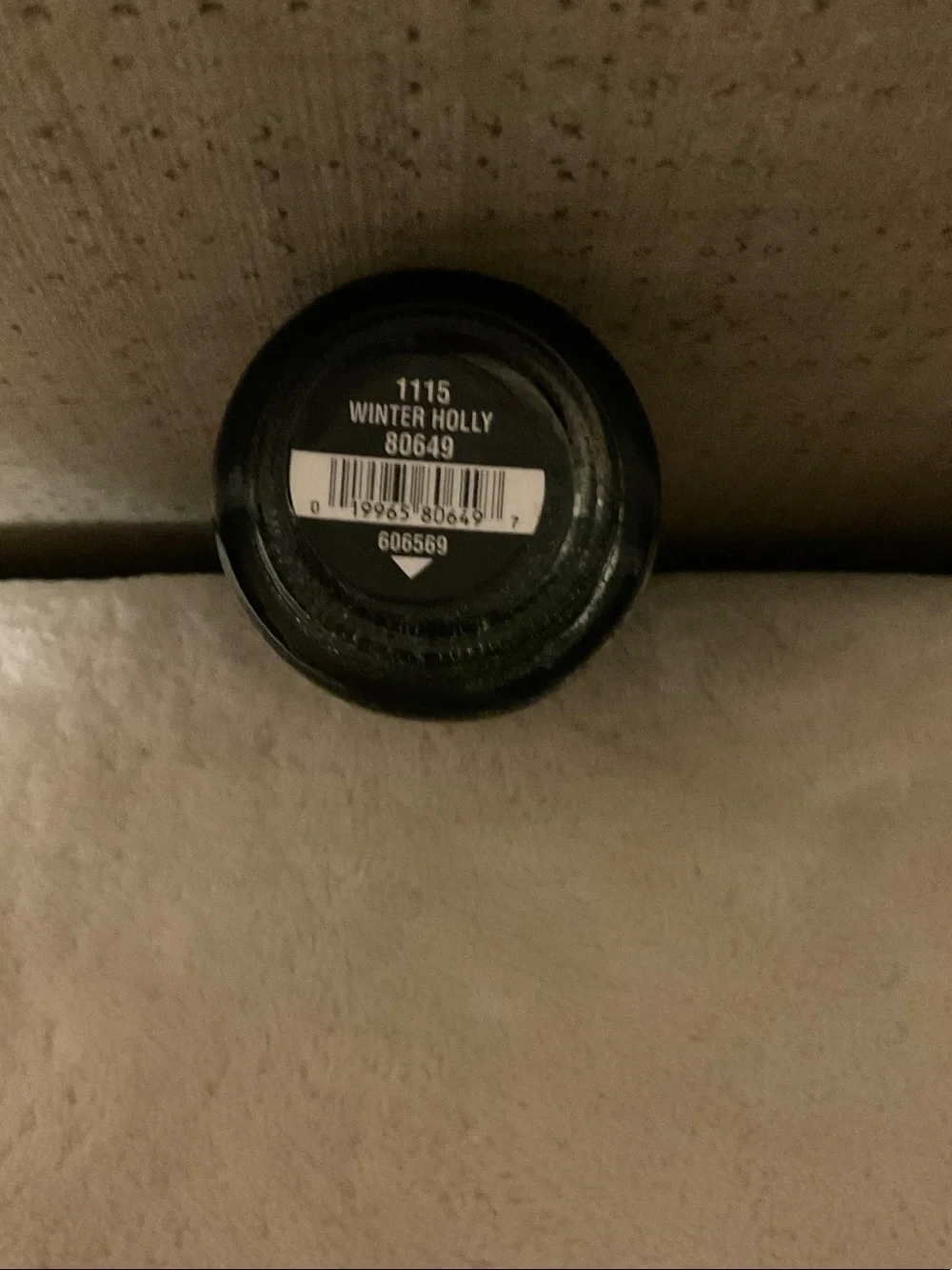 Shimmery Charcoal Nail Polish - Metallic Black